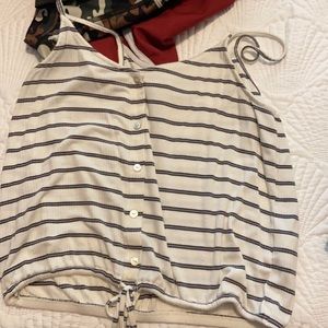 striped tank top